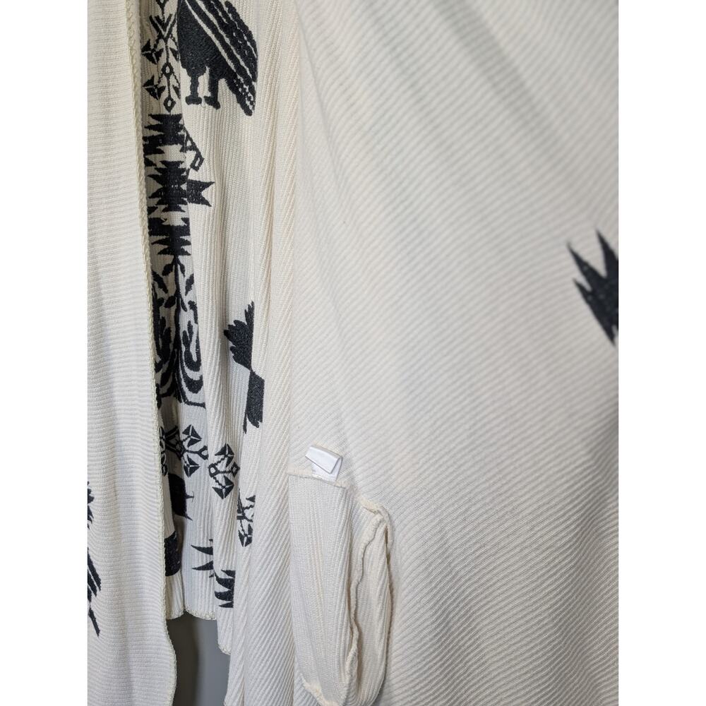 Biya by Johnny Was Artisan Southwestern Boho Open Front Duster Cardigan Size XL - Picture 13 of 16